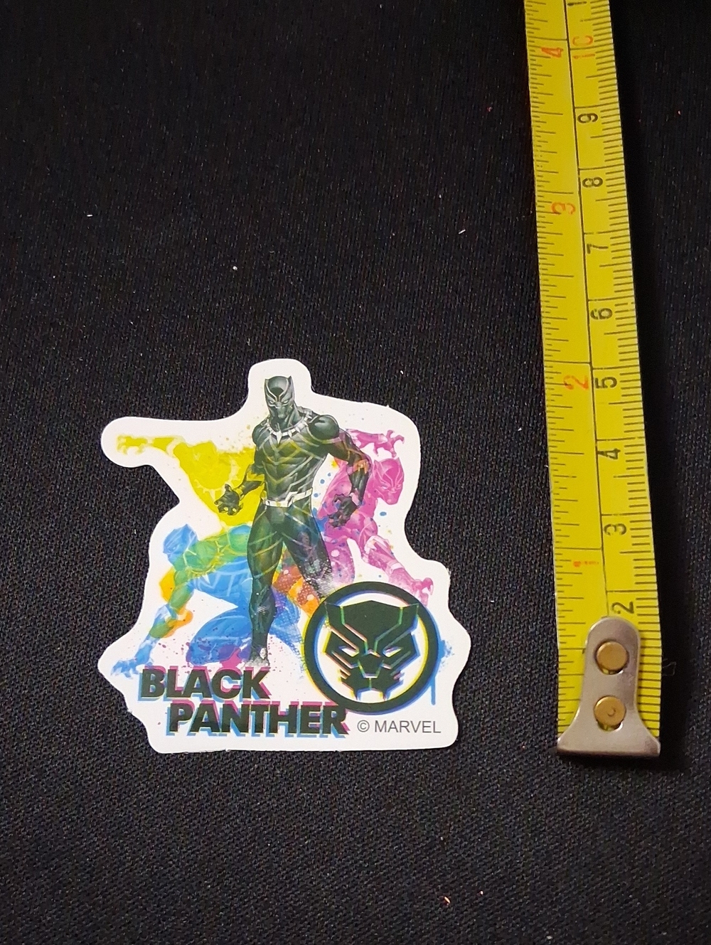 Marvel Black Panther Multicolor Waterproof Sticker - Official Licensed